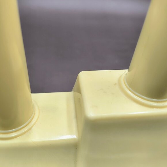 Vintage 5 Light Christmas Candolier Dripping Electric Candles with Red Bulbs - Picture 11 of 13